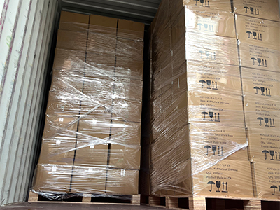 Palletized for shipment